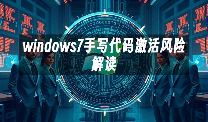 windows7手写代码激活风险解读