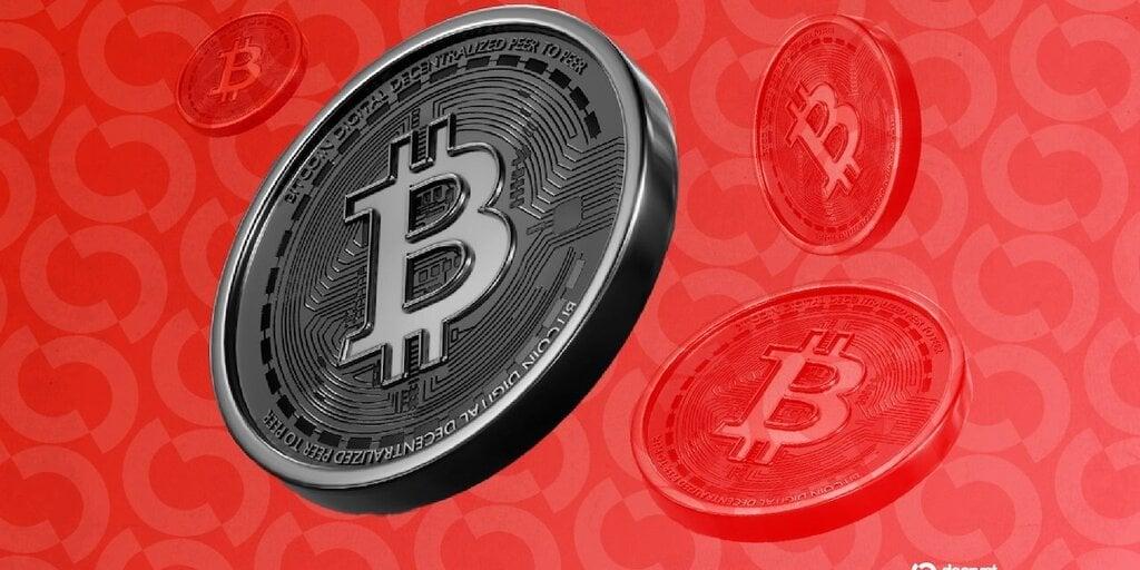 比特币、以太坊和狗狗币下跌，加密货币清算额突破 9 亿美元