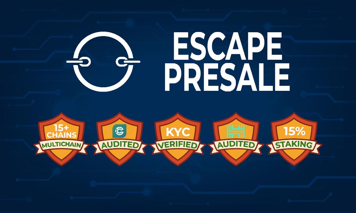 ESCAPE 在以太坊上进行预售，已筹集 28 万美元，经 Hacken 审计并通过 SolidProof KYC 验证