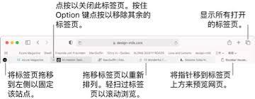 Safari浏览器怎样切换标签栏位置