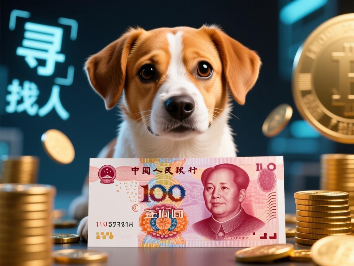 寻找人民币的狗狗图片，萌宠与货币的奇妙邂逅