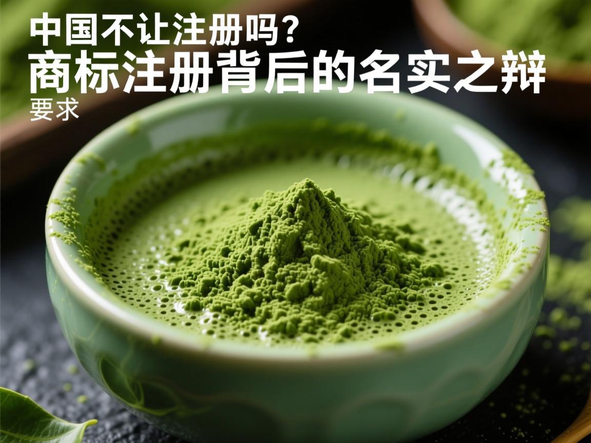 抹茶中国不让注册吗？商标注册背后的名实之辩