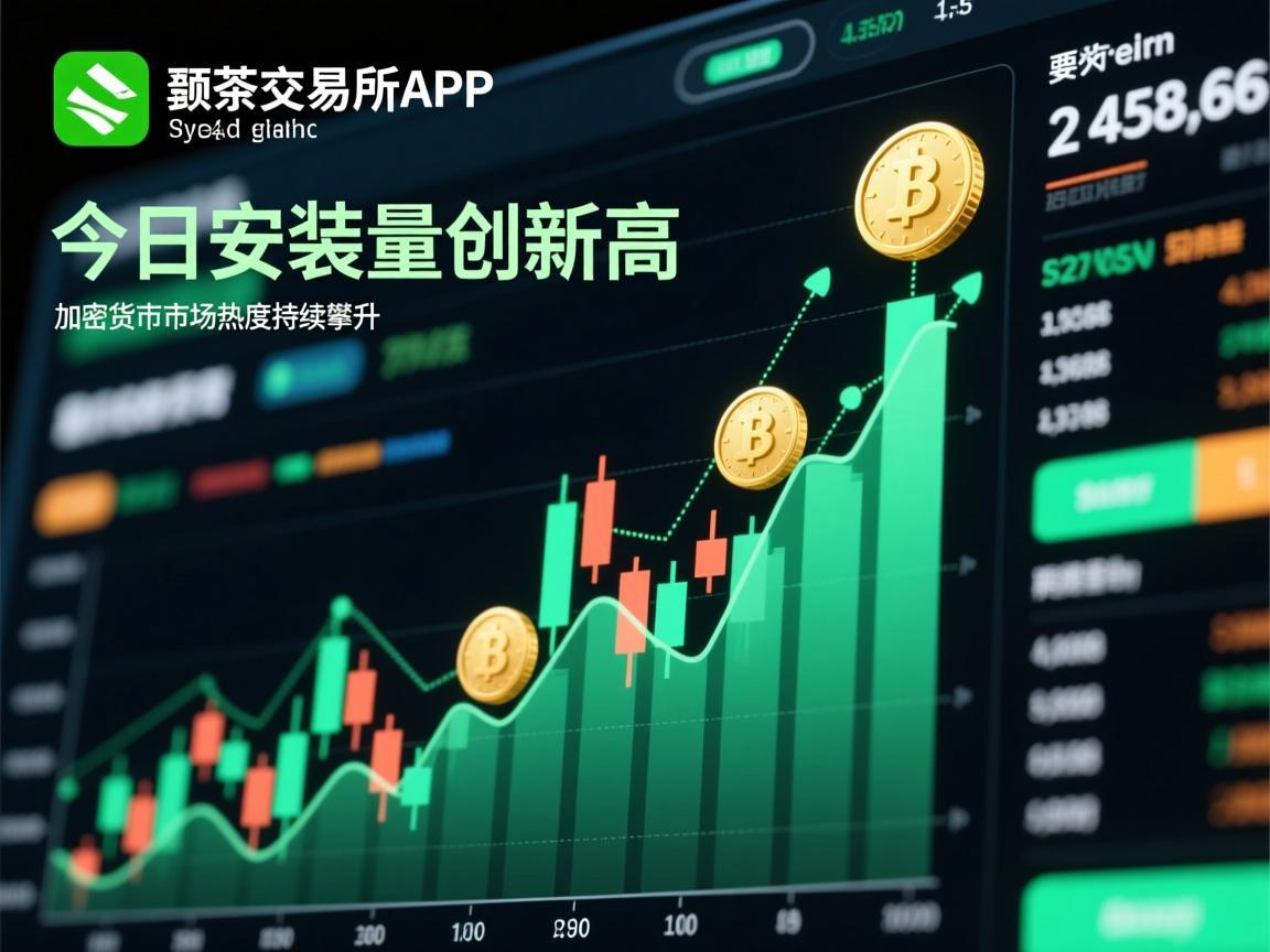 抹茶交易所APP今日安装量创新高，加密货币市场热度持续攀升