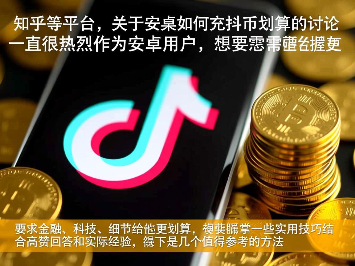 在知乎等平台，关于安卓如何充抖币划算的讨论一直很热烈。作为安卓用户，想要给抖音充值更划算，确实需要掌握一些实用技巧。结合高赞回答和实际经验，以下是几个值得参考的方法