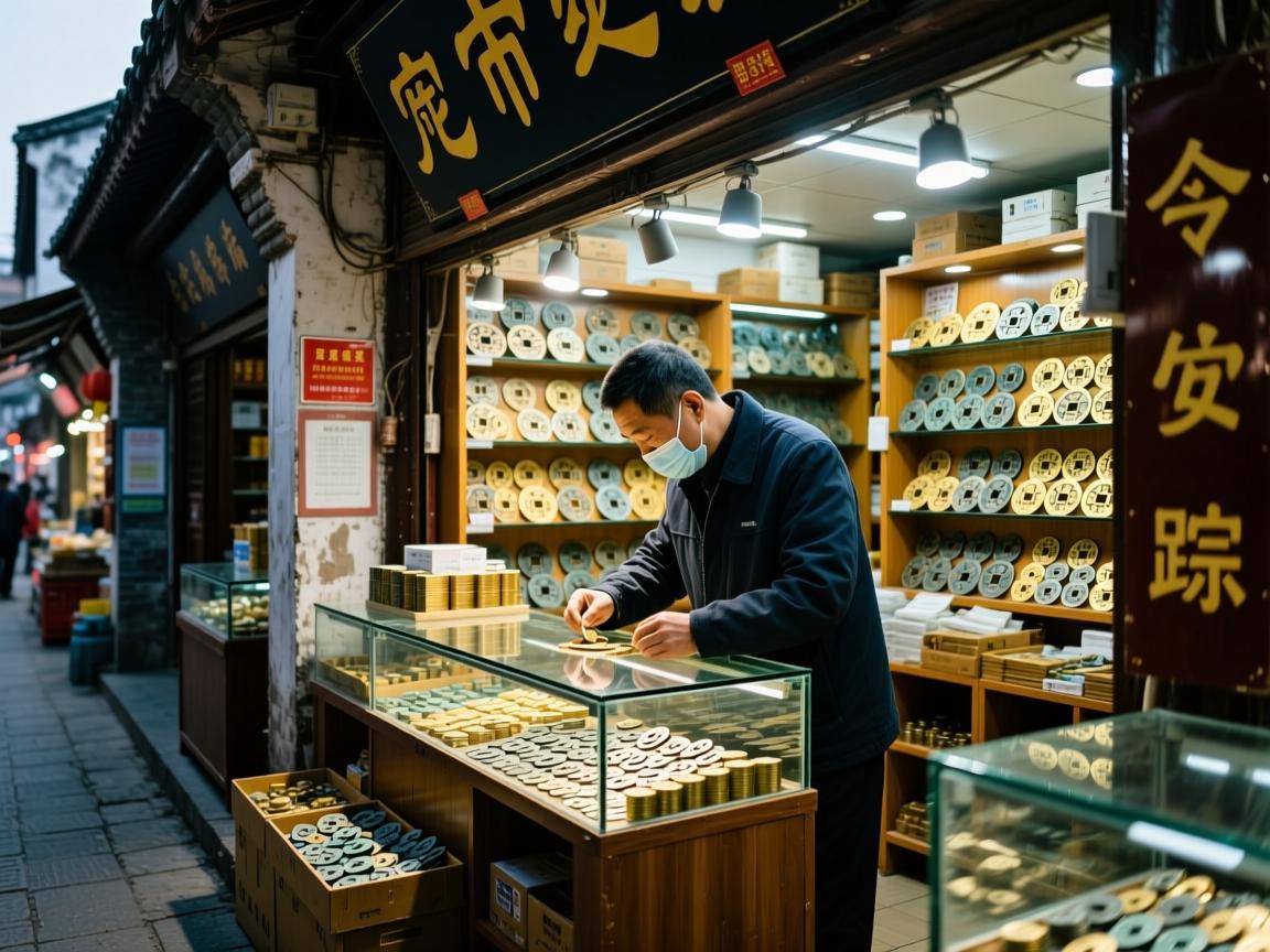 六安古币市场店寻踪，藏宝者的城市角落