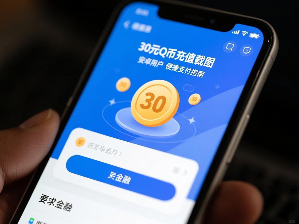 30元Q币充值截图，安卓用户的便捷支付指南