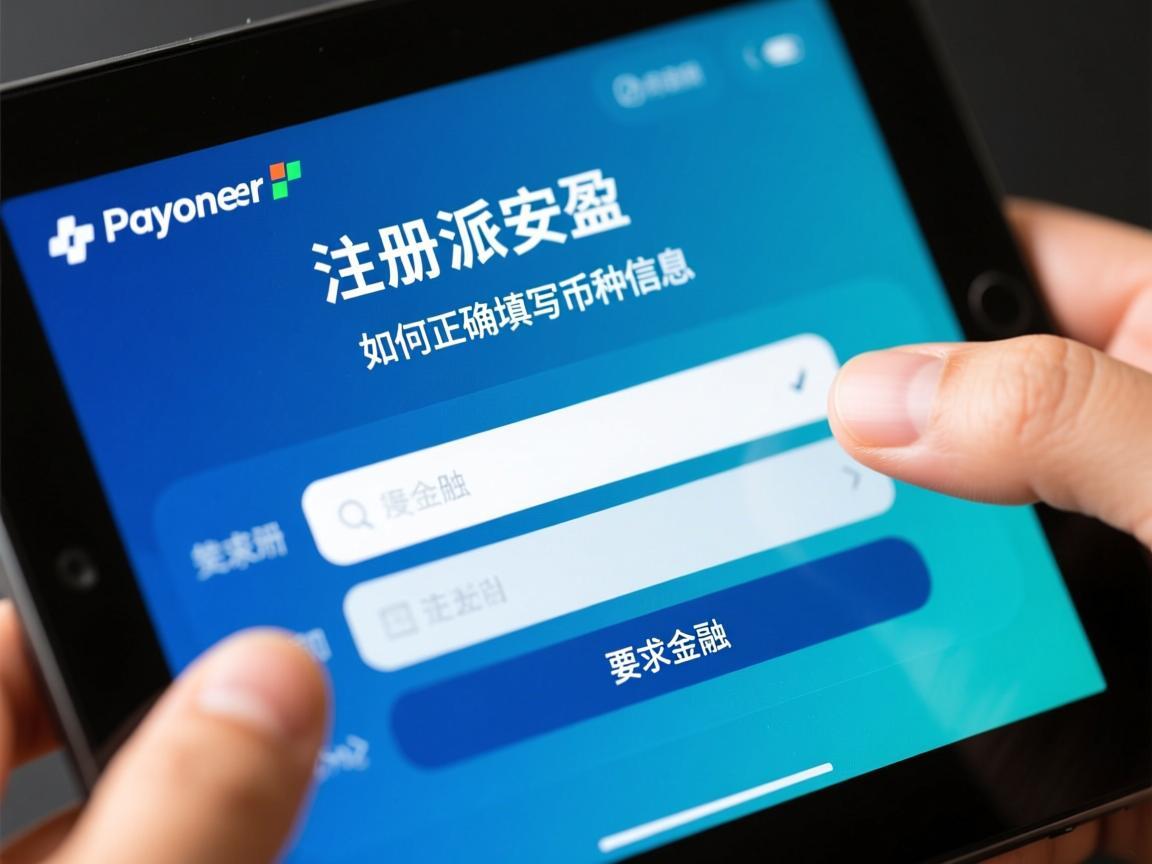 注册派安盈（Payoneer）时如何正确填写币种信息