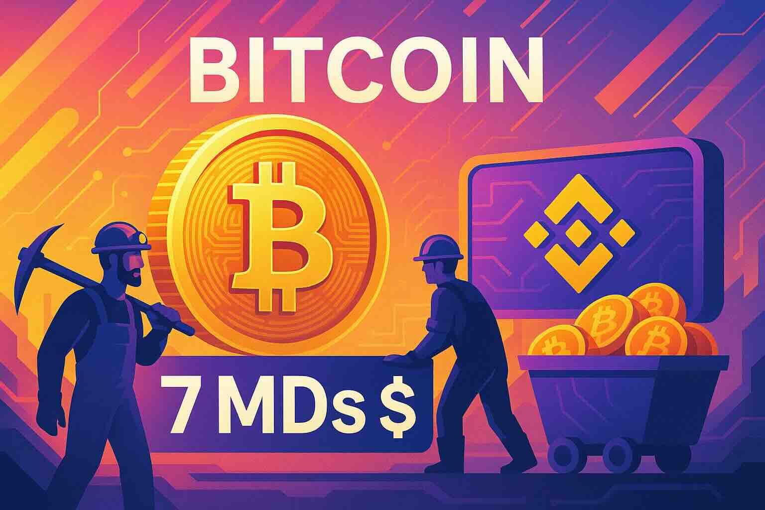 比特币 : 7 Mds $ 通过币安矿工转账