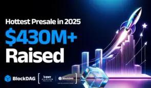 BlockDAG融资超过4.35亿美元，构建了拥有350万矿工的网络，超越ADA和XLM，成为目前表现最佳的加密货币。