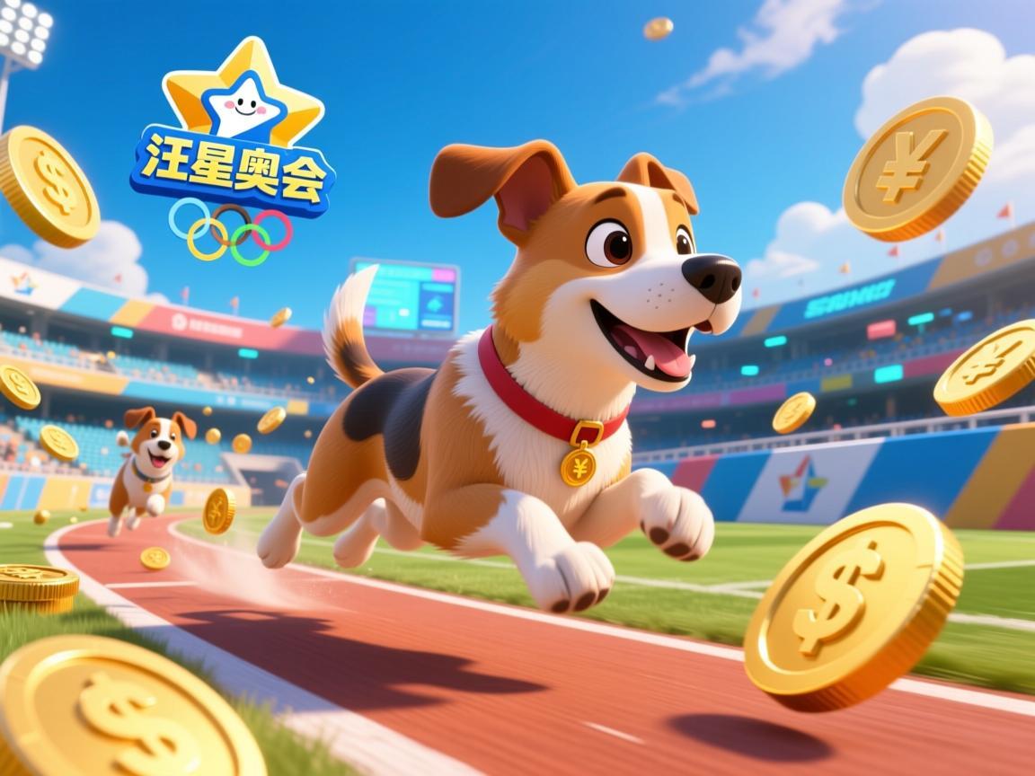 汪星奥运会的秘密，狗狗赛跑赚游戏币攻略