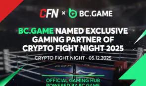 BC.GAME 被指定为 Crypto Fight Night 2025 的独家游戏合作伙伴