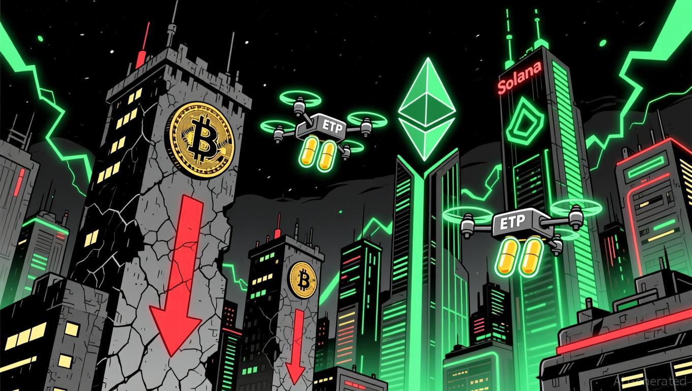 ETF资金流动方向的分化：比特币资金外流为何预示着向以太坊和索拉纳的战略性转变