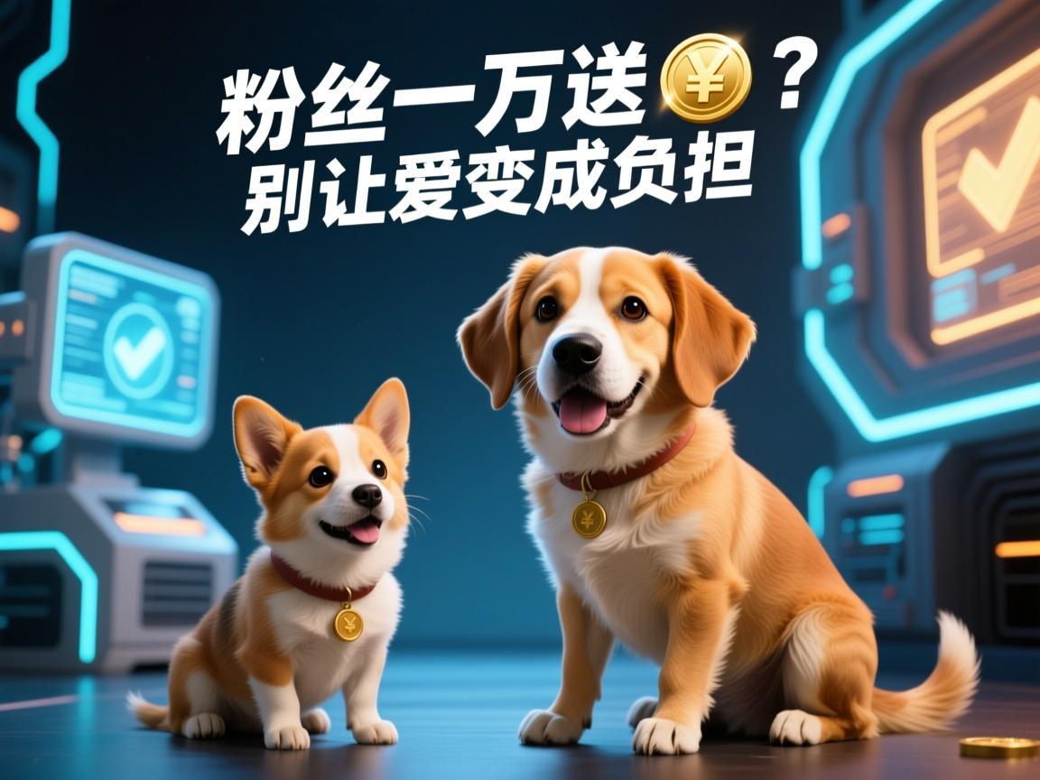 粉丝一万送狗狗 别让爱宠变成负担