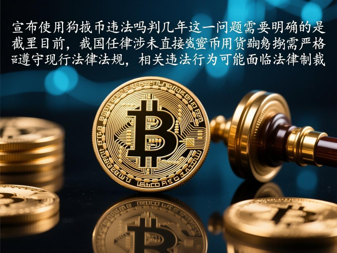 关于宣布使用狗狗币违法吗判几年这一问题，需要明确的是，截至目前，我国法律并未直接宣布持有或使用狗狗币本身构成犯罪，但任何涉及加密货币的行为均需严格遵守现行法律法规，相关违法行为可能面临法律制裁