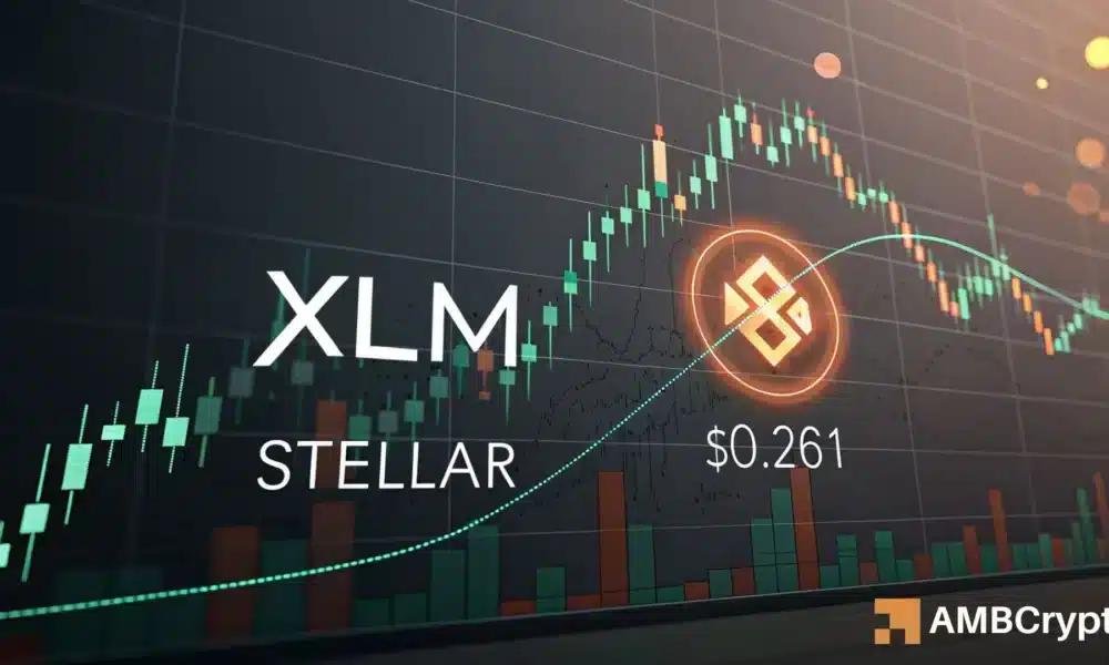 Stellar (XLM) 触及关键阻力位 0.261 美元——前方是突破还是回落