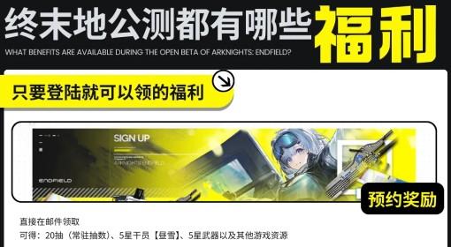 明日方舟：终末地 公测福利一览