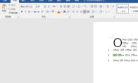 Office 2016如何给字体添加双删除线