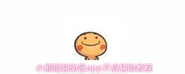 小熊猫辅助器app开启辅助教程