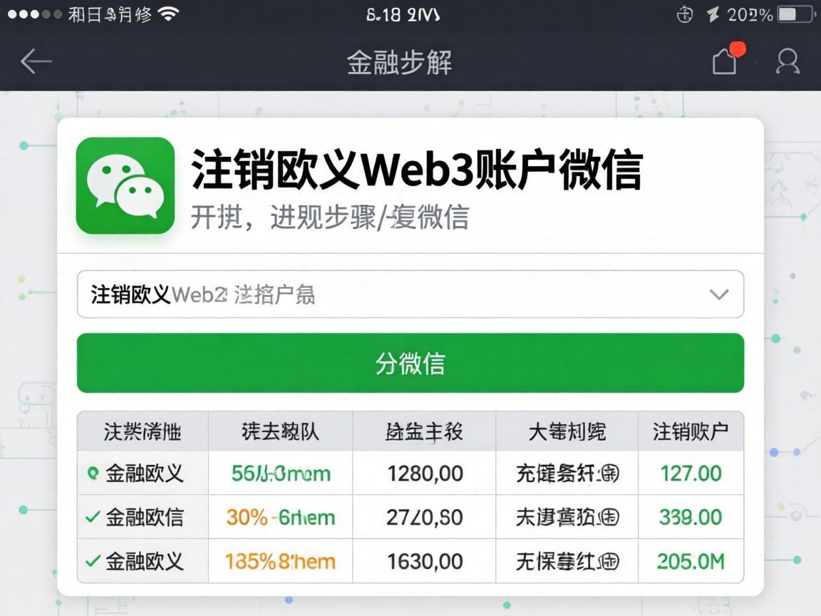 注销欧义Web3账户微信的步骤详解