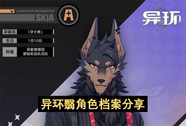 异环翳角色档案分享