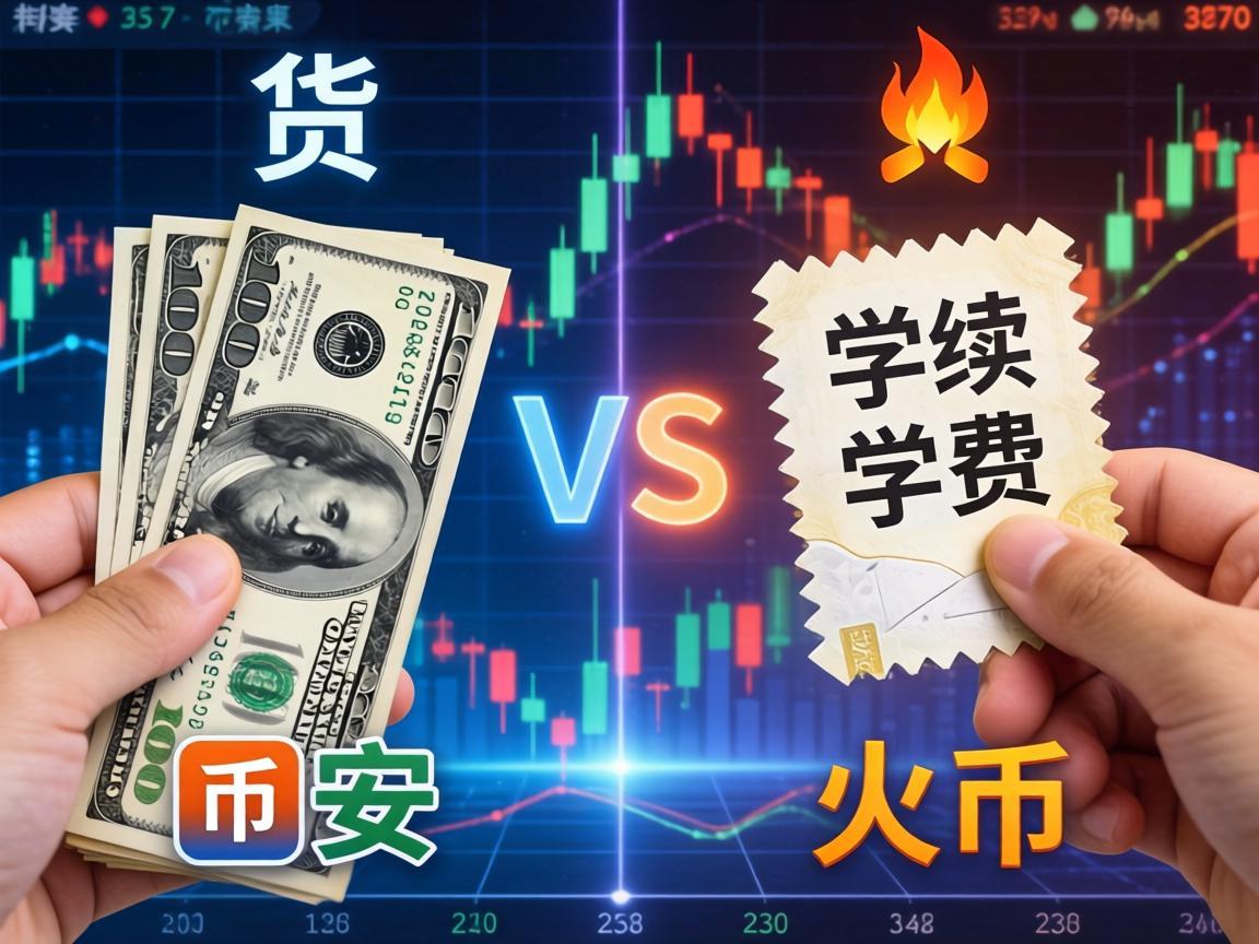 数字货币交易所手续费对比，币安与火币