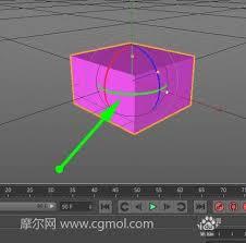 Cinema 4D物体如何以边旋转