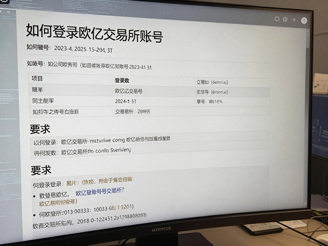 如何登录欧亿交易所账号