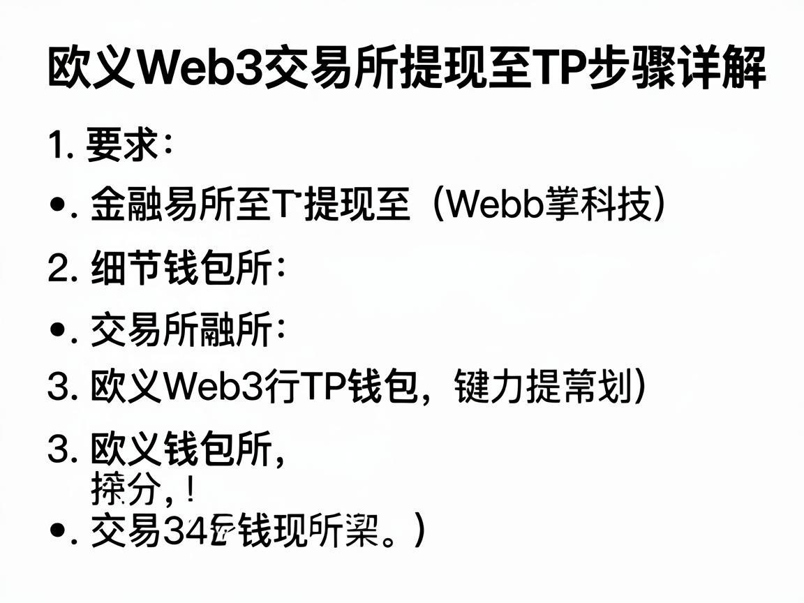 欧义Web3交易所提现至TP钱包的步骤详解