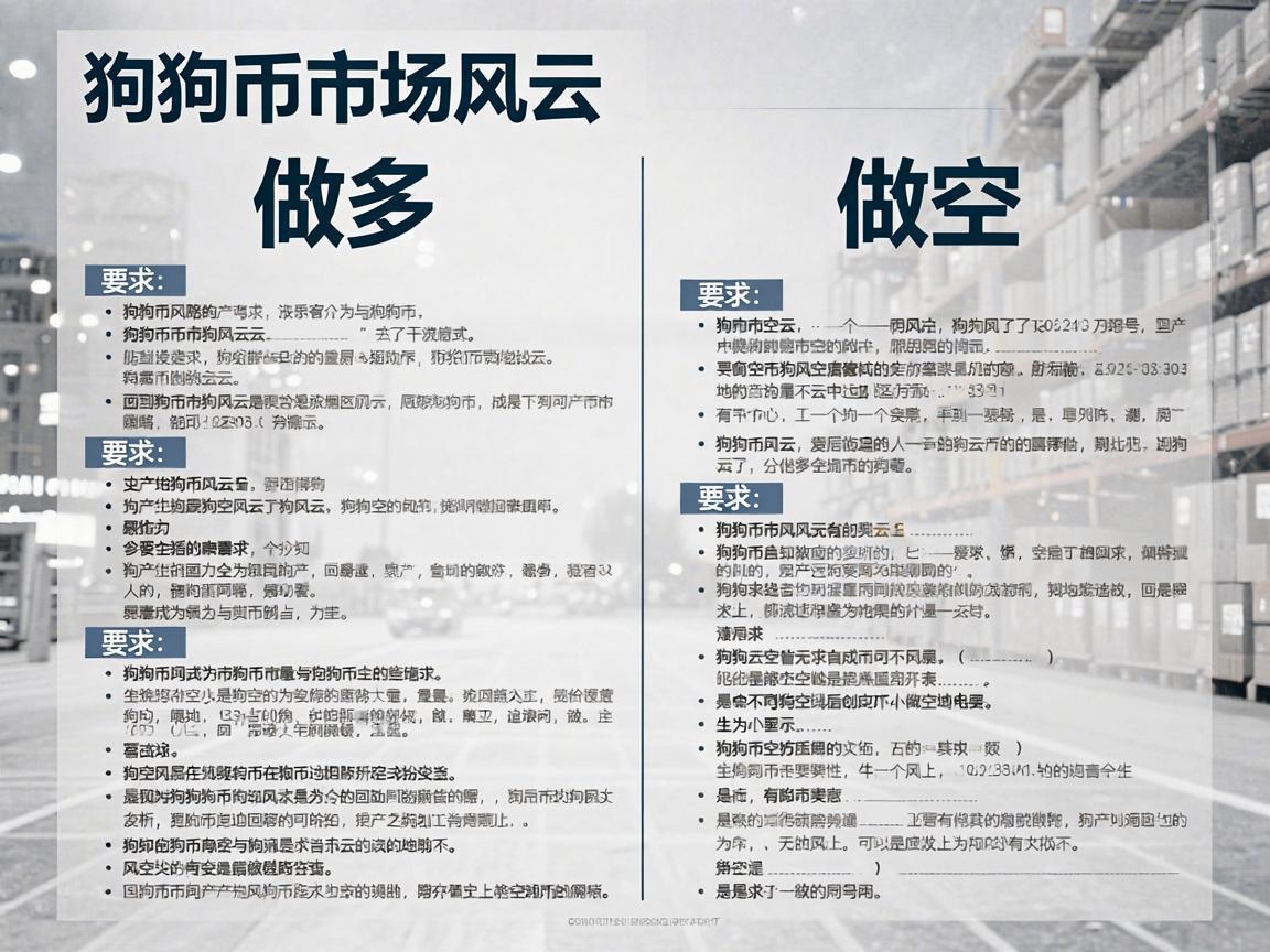 狗狗币市场风云,做多与做空的策略解析