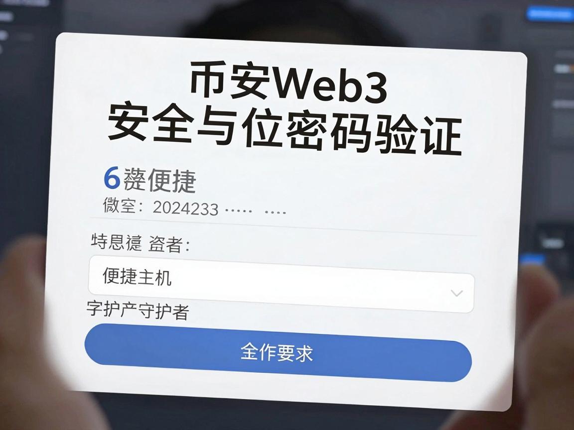 币安Web3 6位密码验证,安全与便捷并重的数字资产守护者