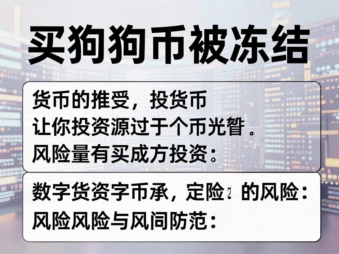 买狗狗币被冻结,数字货币投资的风险与防范