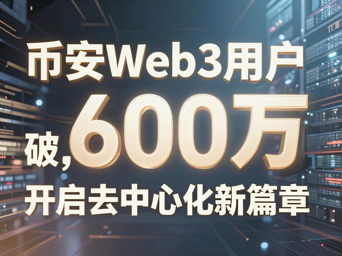 币安Web3用户突破600万,开启去中心化新篇章