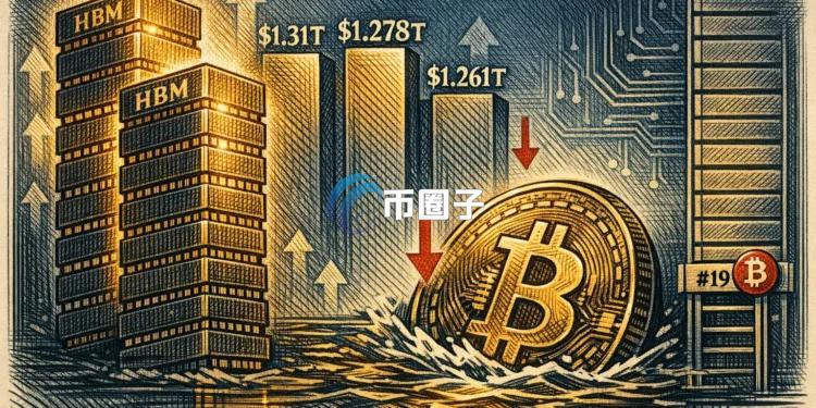 AI内存巨头SK海力士、美光市值超越比特币!BTC全球资产排名被挤到第19位