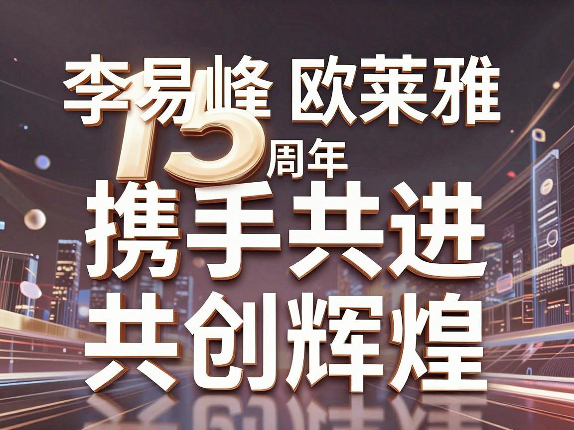 李易峰欧莱雅15周年，携手共进，共创辉煌
