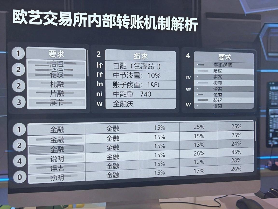 欧艺交易所内部转账机制解析