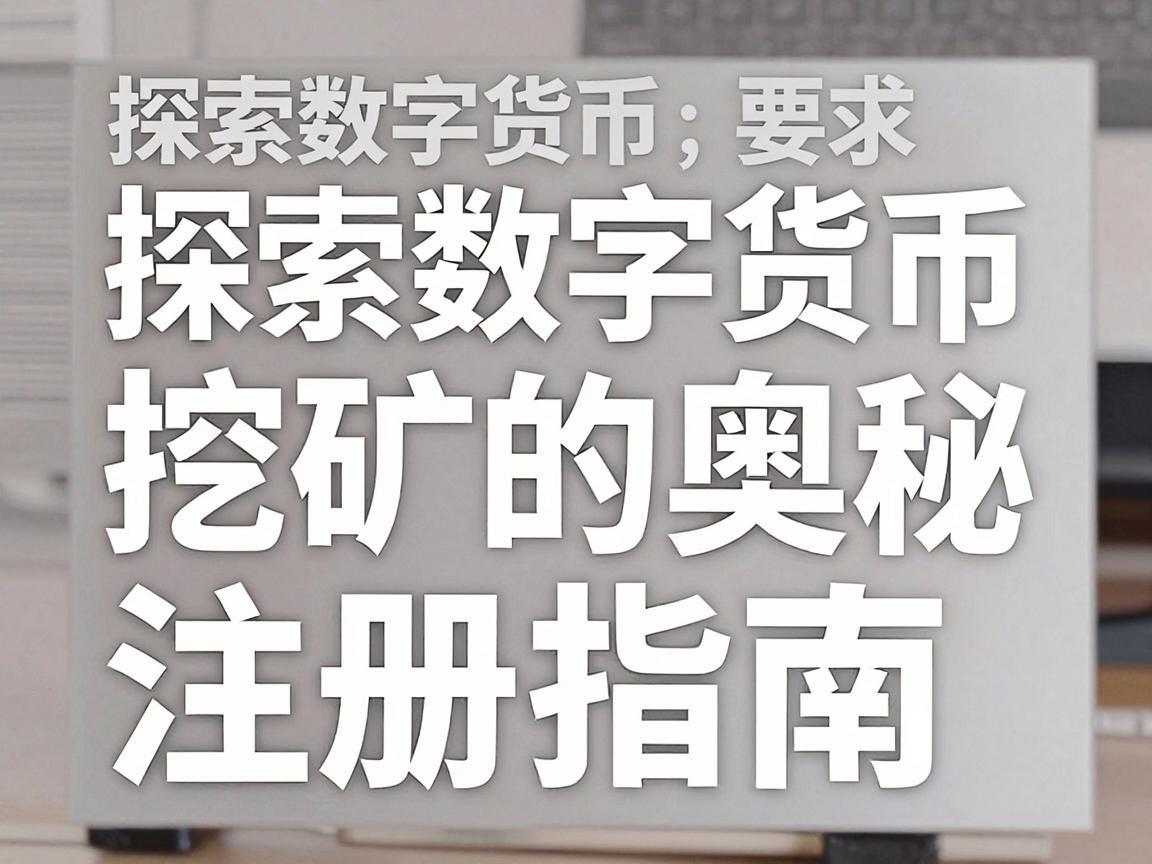 探索数字货币挖矿的奥秘，安币矿机注册指南