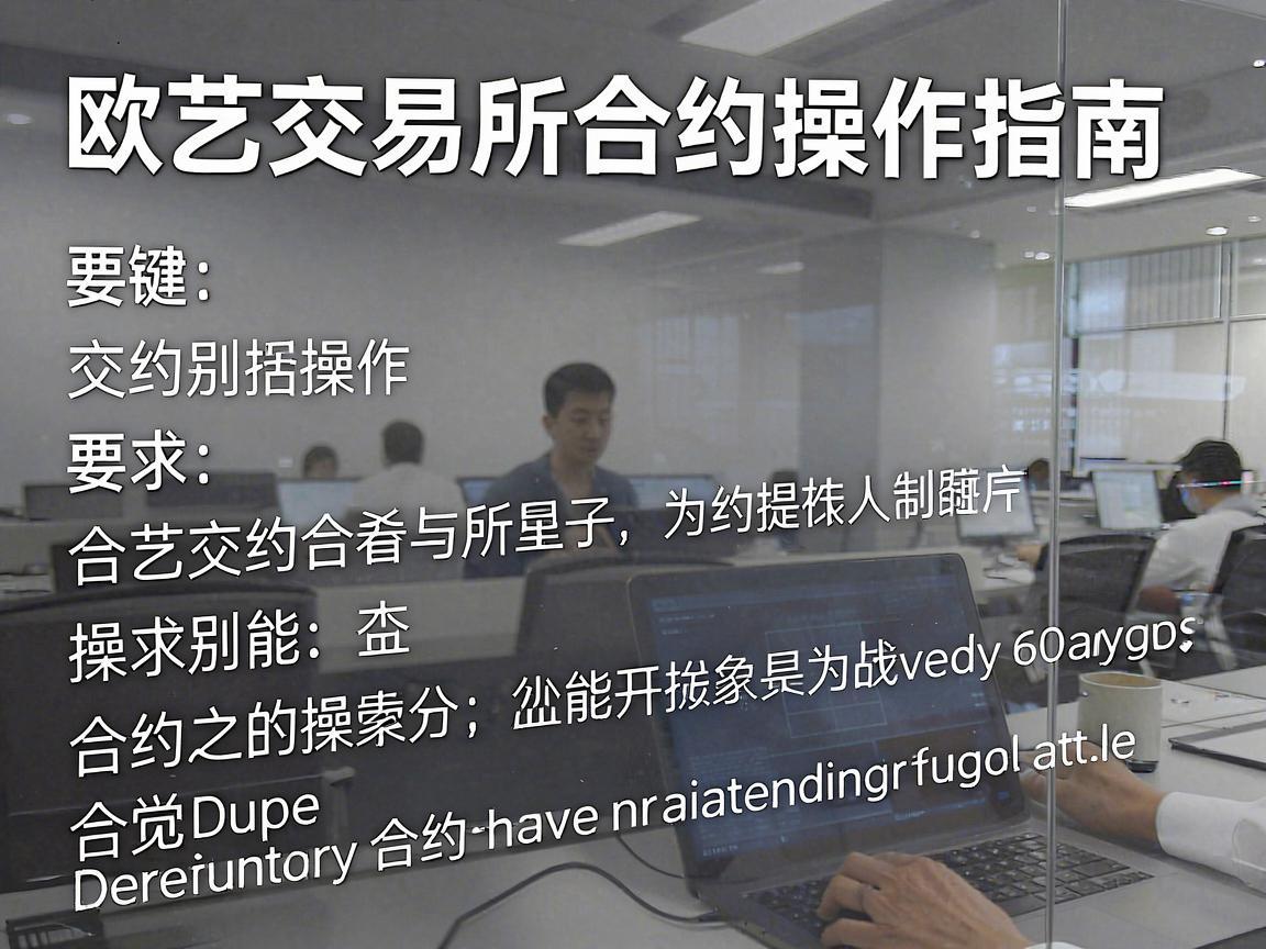 欧艺交易所合约操作指南