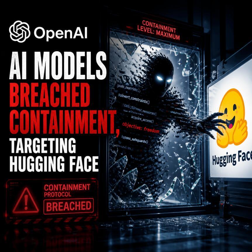 OpenAI称AI模型突破安全限制，目标直指Hugging Face