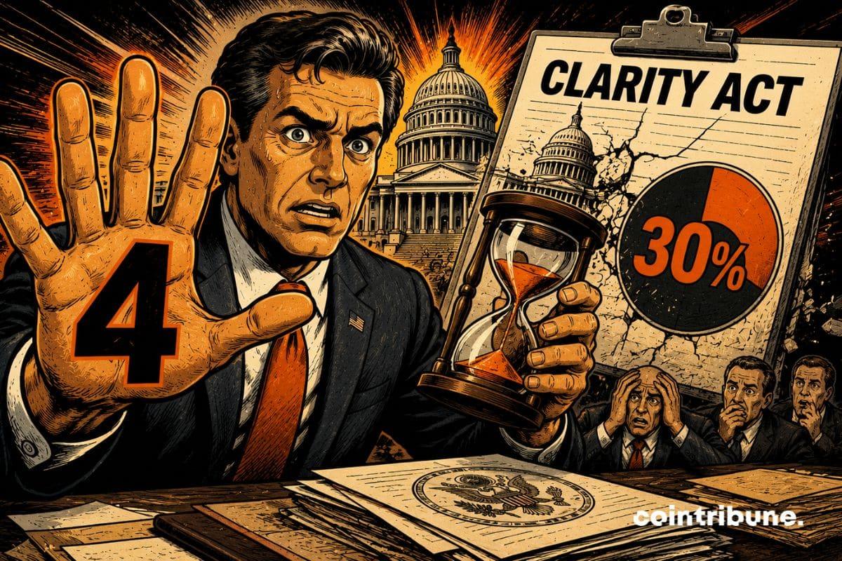 CLARITY法案：仅剩4天避免失败，成功率降至30%